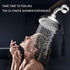 Fixed Shower Head 4 Inch with 5 Functions - AMAZINGAQUA 2021 Newest High Pressure Rainfall Shower Head Wall Mount Bathroom Shower Heads High Flow Rain Shower Head - Chrome