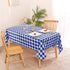 Hiasan Royal Blue Checkered Tablecloth Rectangle - Wrinkle Resistant, Stain Resistant and Waterproof Gingham Table Cloth for Kitchen, Dining and Picnic, 60 x 102 Inch
