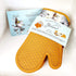 JTMUSES Kitchen Oven Mitts-Heat Resistant Silicone-480°F-Non-Slip Pot Holders-Thick Quilted Terry Cotton Interior-Flexible for Bakers-Design of Birds of Asia-The Wings Collection-Set of 2