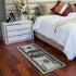 Ottomanson Siesta Collection $100 Bills Design Runner Rug, 22" x 53", Green Multicolor