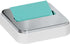 Post-it Dispenser Sticky Dispenser, 3x3 in, White & Silver, Easy One Handed Dispensing (STL-330-W)