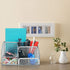 MDHAND Office Desk Organizer and Accessories, Mesh Desk Organizer with 6 Compartments + Drawer