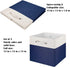 Vextronic Cube Storage Bins 13x13x13 inches Foldable Storage Baskets Fabric Storage Organizer Bins with Handles for Home and Office Shelf Closet, Toy Organizer and Clothes Storage (3 Pack)