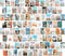 KOSKIMER 100PCS Blue Wall Collage Kit Aesthetic Pictures, 100 Set 4x6 Inch, Summer Beach Room Decor Aesthetic, Cute VSCO Posters for Teen Girls, Preppy Bedroom Decor, Vibey Photo Collage Kit for Dorm