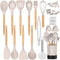 Kitchen Cooking Utensil Set, Fungun 26 pcs Cooking Utensils - Nonstick Kitchen Utensils Cookware Set Spatula Set -Kitchen Gadgets Utensils Set, Kitchen Tools Gift-khaki