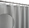 Cotton Blend Shower Curtain Honeycomb Waffle Weave, Grey Fabric Shower Curtains for Bathroom with Hotel Grade & Spa Style, Machine Washable - Lake Wanaka Gray, 72x72