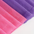 HOMEIDEAS 2 Panels Pink and Purple Sheer Curtains for Girls Bedroom 52 X 84 Inch, Ombre Linen Curtains Rod Pocket Drapes for Nursery Kids Window and Living Room