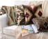 ArtSocket Set of 4 Throw Pillow Covers Tribal Western Geometric Burgundy Green Native Designs Southwest Country Benson Decorative Pillow Cases Home Decor Square 20x20 Inches Pillowcases