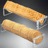 Clear Cracker Serving Tray, Set of 2, Plastic Food Serving Trays Server Holder, Cracker Appetizer Serving Platter for Party (Round & Square)