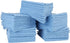 BUST-HOP Reusable Microfiber Wipes 12 by 12 Inches Cleaning Cloth Rags Softer Highly Absorbent Lint Free - Streak Free Wash Cloth for House Kitchen Car Window BLUE Pack of 50