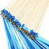 40 Pieces Mix Color Ribbon Wands Sticks with Bell Fairy Stick Party Streamers for Wedding Party (White, Blue, Light Blue)