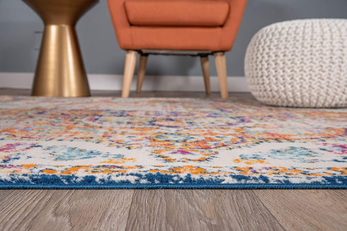 Rugshop Vintage Distressed Bohemian Runner Rug 2' x 7' Multi