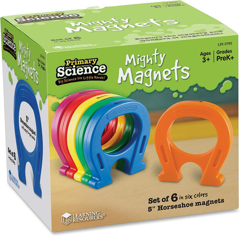 Learning Resources Mighty Magnets, Set of 6
