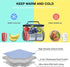 Insulated Lunch Bag for Women/Men - Reusable Lunch Box for Office Picnic Hiking Beach - Leakproof 12-Can Coke Cooler Tote Bag Organizer with Adjustable Shoulder Strap for Adults - Black