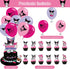 Kuromi Party Decorations,Birthday Party Supplies For Kuromi Party Supplies Includes Banner - Cake Topper - 12 Cupcake Toppers - 18 Balloons - 50 Kuromi Stickers