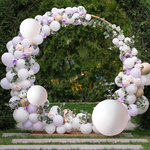 100 Pieces Latex Balloons Different Sizes 18/12/10/5 Inch Party Balloon Kit for Halloween Christmas Thanksgiving Baby Shower Wedding Birthday Bride Balloon Party Decoration (White)