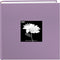 Fabric Frame Cover Photo Album 200 Pockets Hold 4x6 Photos, Misty Lilac