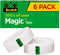 Scotch Magic Tape, 6 Rolls, Numerous Applications, Invisible, Engineered for Repairing, 3/4 x 1000 Inches, Boxed (810K6)