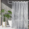 UFRIDAY Extra Long Shower Curtain Liner 72x86 Inch?EVA Plastic Waterproof Shower Curtain with 5 Magnets,Heavy Duty,Semi Transparent, 3D Cobblestone Bathroom Liner