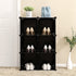 SONGMICS Cube Storage Organizer, 6-Cube Bookshelf, Closet Organizers and Storage, Modular Bookcase, Storage Shelving for Bedroom, Living Room, Home Office, with Rubber Mallet, Black ULPC06H