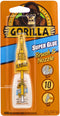 Gorilla Super Glue with Brush & Nozzle Applicator, 13.2 Gram, Clear, (Pack of 1)