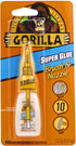 Gorilla Super Glue with Brush & Nozzle Applicator, 13.2 Gram, Clear, (Pack of 1)