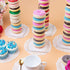 weddingwish Acrylic Donut Stands Clear Donut Bagels Display Stand Holder?Bagels Holder Doughnut Display Stand Tower for Wedding Birthday Treat Parties, Class Reunion, Children's Birthday Party,6 PCS