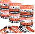 Oringaga 24PCS Basketball Silicone Wristband/Bracelets - Basketball Party Favors and Supplies - Motivational Sports Prize - Boys/Girls/Carnival/Events/Gifts