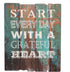 Stonebriar Grateful Heart Wood Wall Decor with Hooks