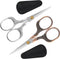 Small sharp scissors-Glexal 5 Inch Precision Scissors-2 pack,razor Sharp Blade Shears for craft embroidery sewing school office cutting