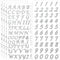 5 Sheets Graduation Cap Stickers Decoration Glitter Alphabet Letter Stickers Self-Adhesive Rhinestone Letter Number Stickers for Grad Cap Craft Decorations (Silver)
