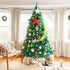 UHINOOS Artificial Christmas Tree, Christmas Full Tree with Metal Stand, Easy Assembly Unlit Christmas Tree (6FT)