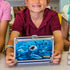Vaultz 3D Lenticular Locking Pencil Box, 5.5 x 8.25 x 2.5 Inches, Sharks (VZ03946)