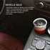UDMG Ceramic Double Wall Insulated Travel Coffee Cup with Slider Lid, Silicone Sleeve & Built-In Coaster, 10 fl.oz (Coffee)