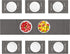 Woven Vinyl Table Runner and Placemats Set of 6 for Kitchen Dining Table Wipe Clean Washable PVC Table Runner Dark Grey (1 Table Runner and 6 Placemats)