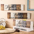 3 Pieces This is Us Sign Rustic Family Home Decor Wooden Sign Together Hanging Wall Decorations for Living Room Kitchen Bedroom Laundry Bathroom Office House Warming (Brown, Beige, Gray)
