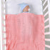 LAWKUL Neutral Baby Blankets 100 Cotton Breathable Baby Girl Receiving Blankets Swaddle Crochet Baby Blanket Newborn Gender Neutral Pink Knitted Baby Blankets Size 40x30 Inches