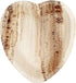 25 Compostable Heart Shaped Palm Leaf Plates - 6.5 Inch - Party Supplies Disposable Plates for Appetizer Cake Dessert