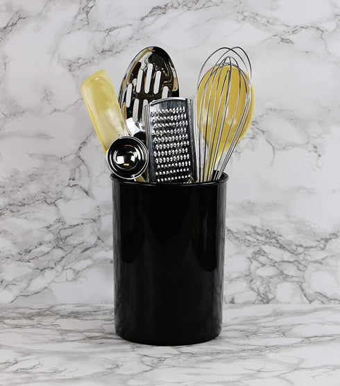Calypso Basics by Reston Lloyd Plastic Utensil Holder, Black