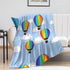 Hot Air Balloon Baby Flannel Fleece for Baby, Toddler, Boys and Girls, Decorative Microfiber Throw Blanket, Ultra Soft Plush Blankets Lightweight for Travel Camping, 50x60 Inch