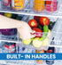 Utopia Home Set of 6 Pantry Organizers-Includes 6 Large Organizers-Organizers for Freezers, Kitchen Countertops and Cabinets - Clear Plastic Pantry Storage Racks
