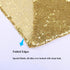 BalsaCircle 60x102-Inch Gold Rectangle Tablecloth for Wedding Party Cake Dessert Events Table Linens