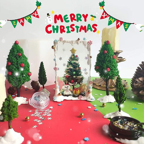 FUNSHOWCASE Rectangle Resin Silicone Molds for Epoxy Paperweight, Diorama, Preserved Flower, Marine Theme, Insect Specimen, Interior Design 4-Count Length 2.8inch, 3.8inch, 3.3inch, 3.9inch