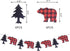 Lumberjack Welcome Baby Baby Shower Decoration, Buffalo Plaid Baby Shower, Timber Plaid Baby Shower, Jute Burlap Baby Shower Party Decor, Buffalo Timber Plaid Party Decoration, Mama Papa Bear Sashes and Elegant Badges Pin for Baby Shower Decor, Lumberjack