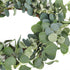 CEWOR 19 Inches Artificial Eucalyptus Wreath Spring Summer Large Green Leaf for Front Door Wall Window Farmhouse Garland Decor
