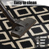 Feivea Indoor Doormat Durable Front Back Door Mat Outdoor Door Rug Resist Dirt Mat for Entryway Kitchen Patio Machine Washable Non Slip Easy Clean Low Pile, 20"x31.5" , Black and White