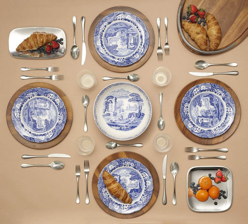 Spode Blue Italian Set of 6 Pastry Forks