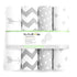 Changing Pad Cover – Premium Baby Changing Pad Covers 4 Pack – Boy or Girl Changing Pad Cover – Pure Jersey Machine Washable Grey and White Changing Table Cover – Diaper Changing Pad Cover Sheets