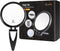 6 Inch 20X Magnifying Mirror, Hand Mirrors with Handle, Portable Travel Mirror for Women, Foldable, Handheld, Double Sided, Black