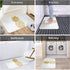 Gold Pineapple Memory Foam Bath Mats, Soft Non Slip Absorbent Bath Rugs for Livingroom & Bathroom Rug Carpet 15.8" x 23.6"